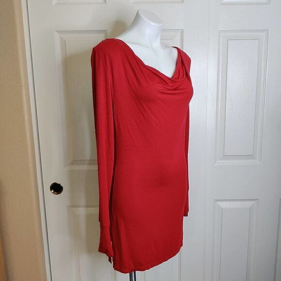 Naked Princess cowl neck mini sleep dress with thumbhole S - Picture 4 of 10